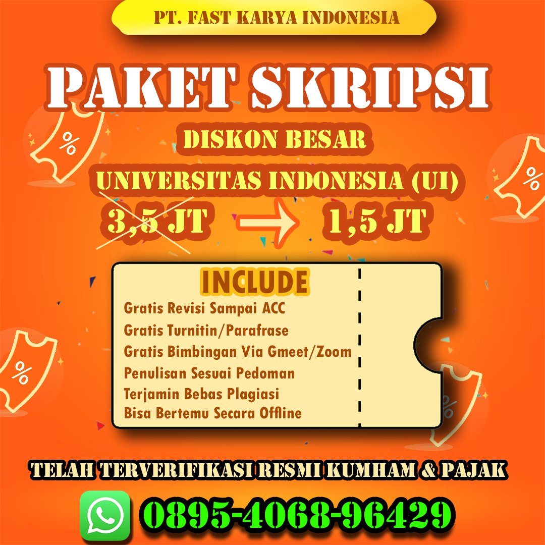 JOKI JASA SKRIPSI UI